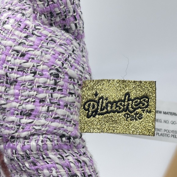 Gund P.Lushes Designer Plush Dog Purple 6" Michele Boucle Stuffed Animal NWT - Picture 5 of 7